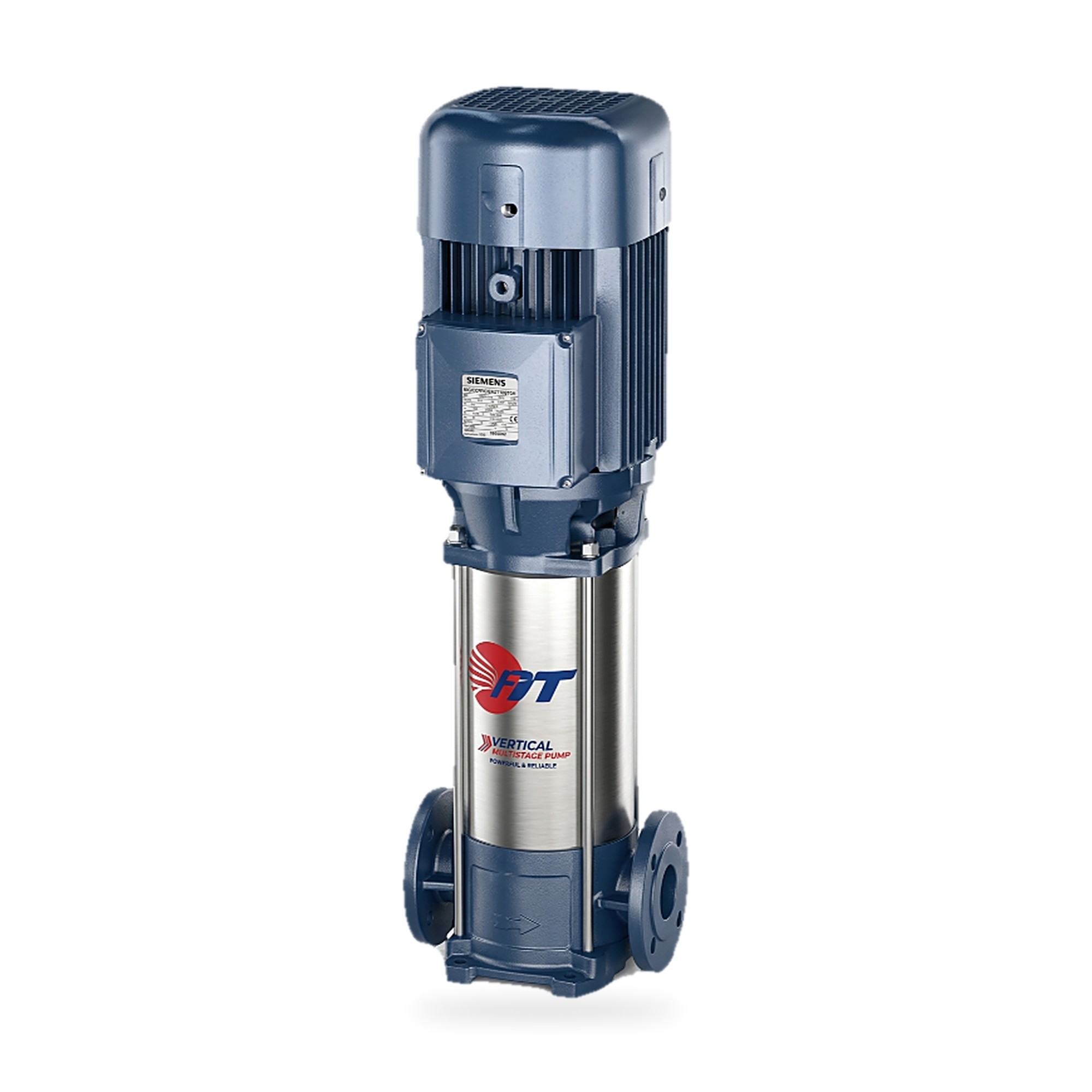 Bomba multietapas vertical Pedrollo HT 20 HP para presión y bombeo continuo de agua