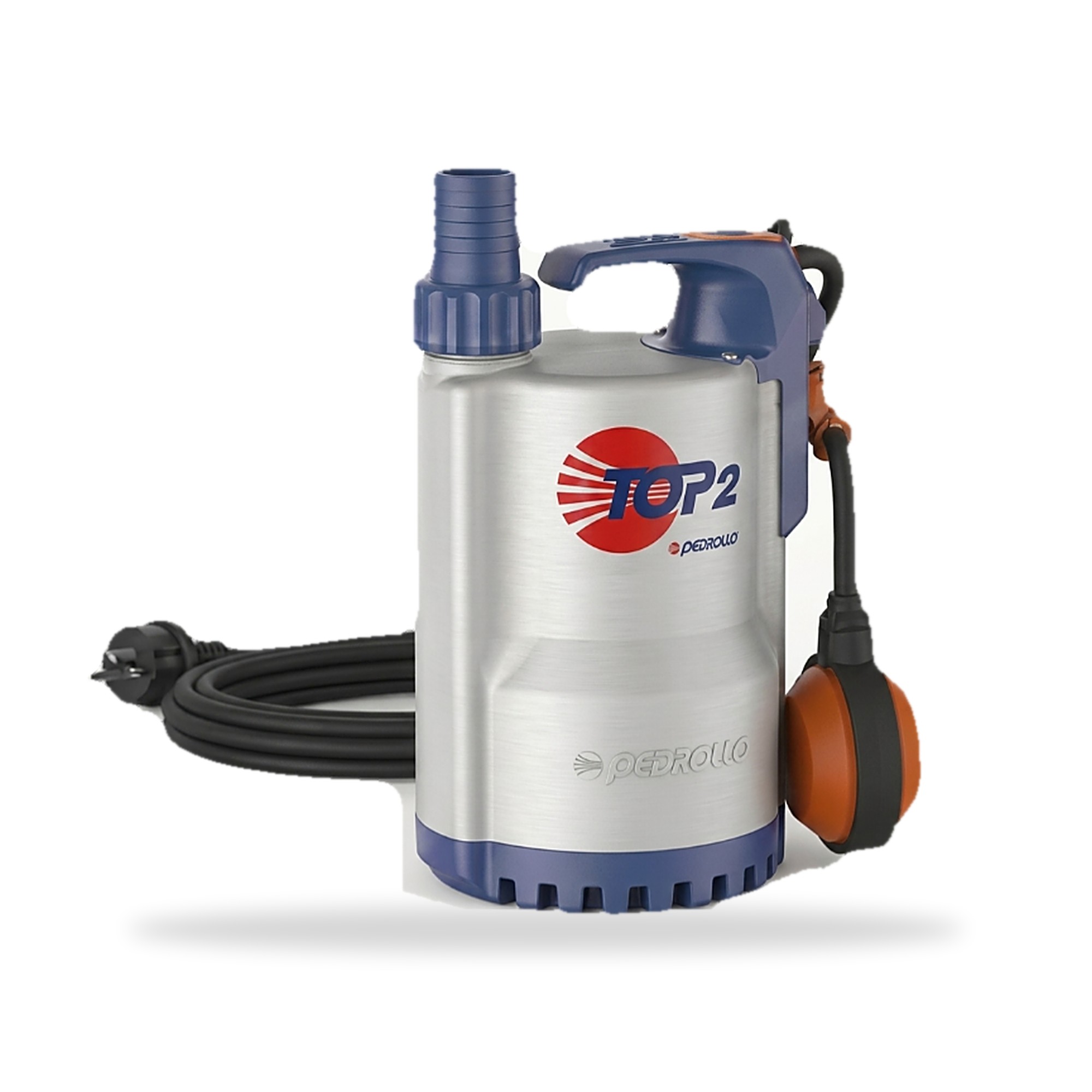 Bomba Sumergible Pedrollo TOP 2 de 1/2 HP para Agua Limpia y Drenaje Doméstico