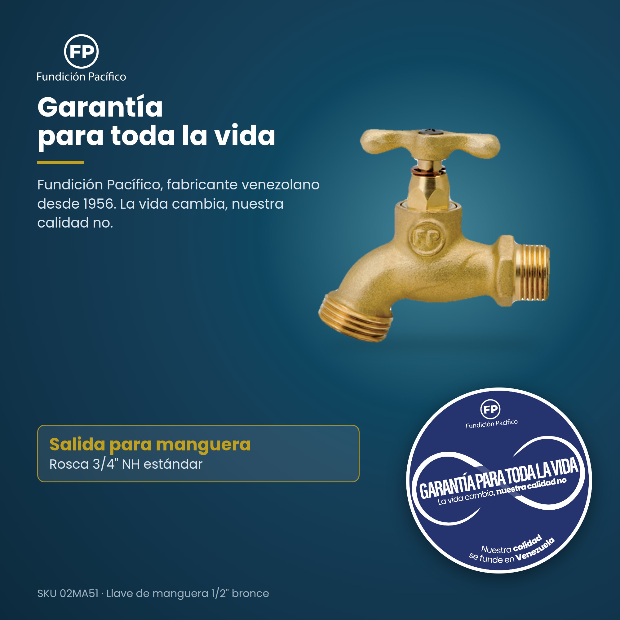Llave de Manguera de 1/2