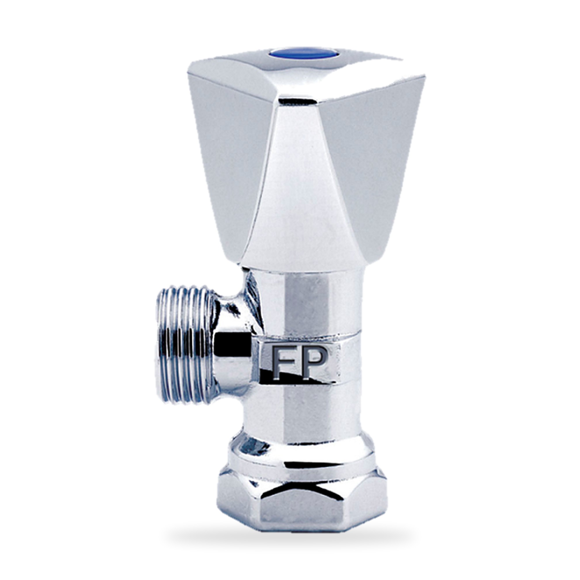 Llave de Arresto 1/2 x 1/2 de Bronce para Agua: Válvula de Paso para Baños y Cocinas
